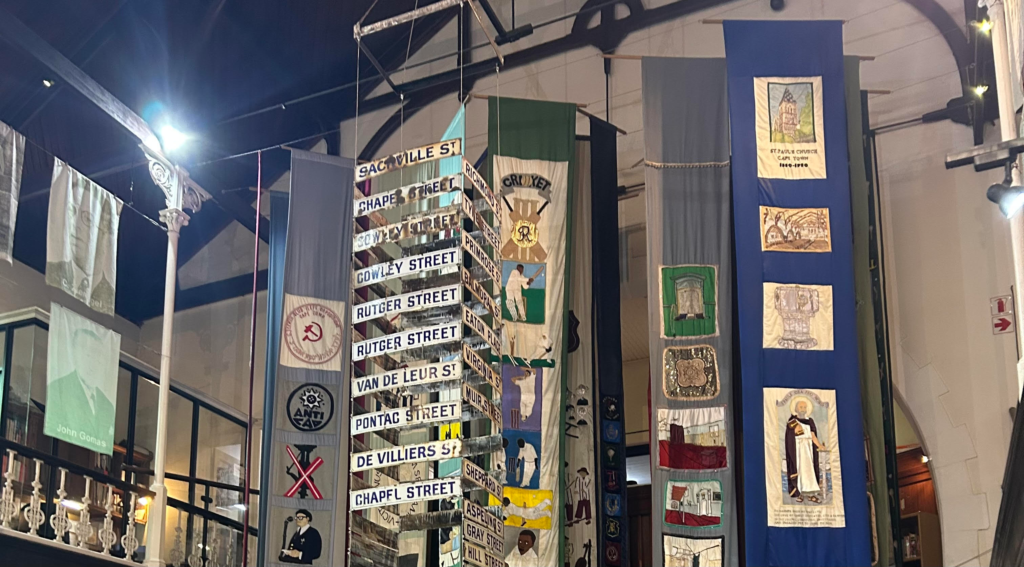 Interior of the District Six Museum in Cape Town