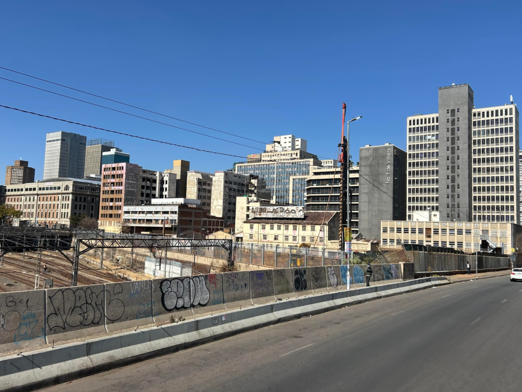 Skyline of the CBD in Johannesburg