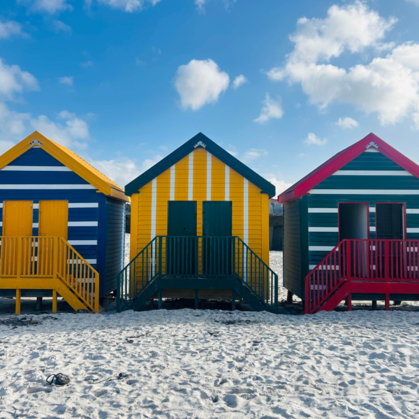 Beach huts at Muizenberg Beach