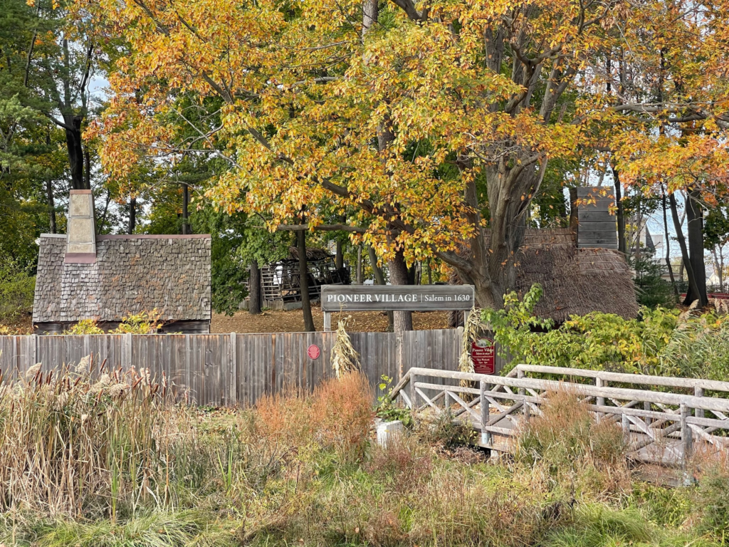 A view of Salem Pioneer Village in MA