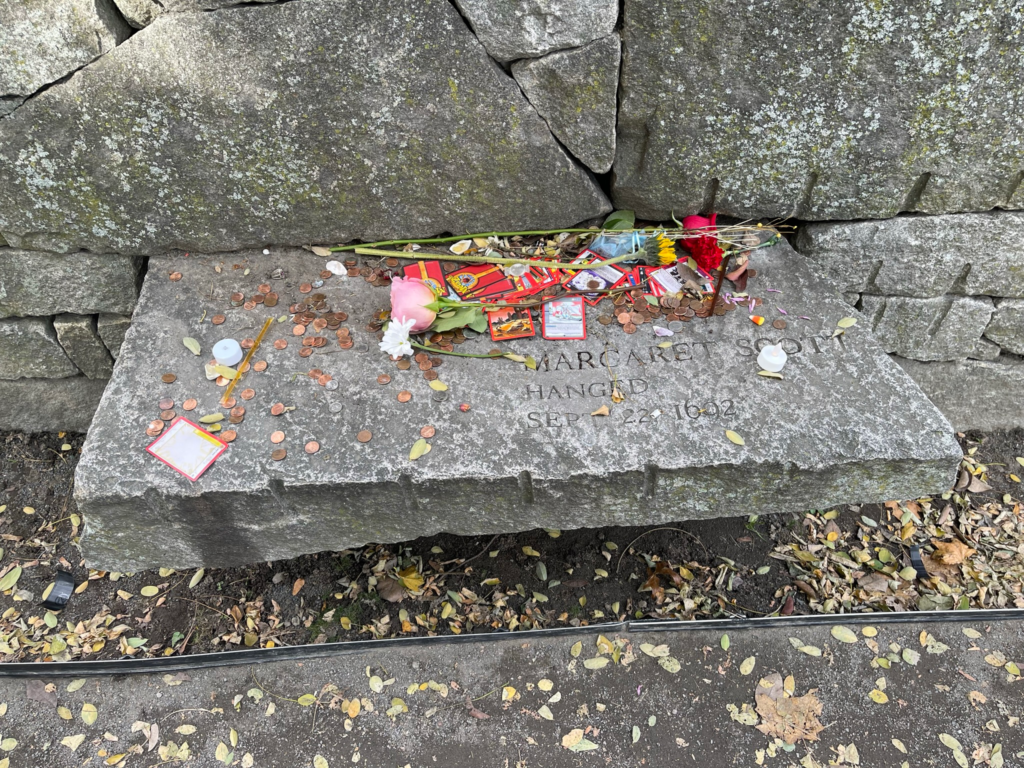 Salem Witch Trials Memorial in Salem MA