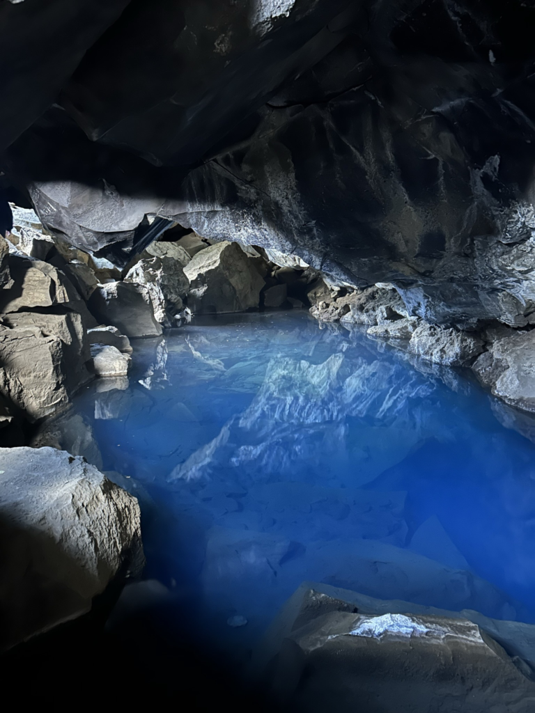 Grjotagja Cave, the Game of Thrones filming location in Iceland where Ygritte and Jon Snow have a steamy encounter.