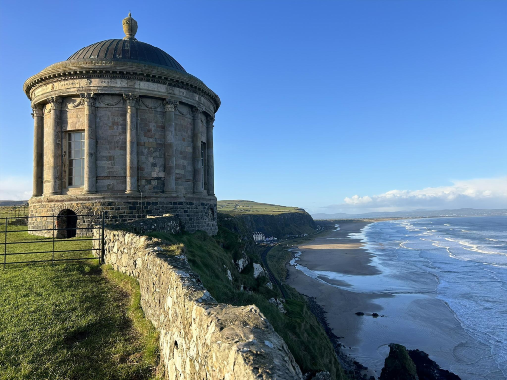 Mussenden Temple in County Derry in Northern Ireland.